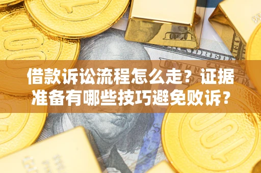 武汉借款诉讼流程怎么走？证据准备有哪些技巧避免败诉？