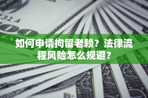 武汉如何申请拘留老赖？法律流程风险怎么规避？