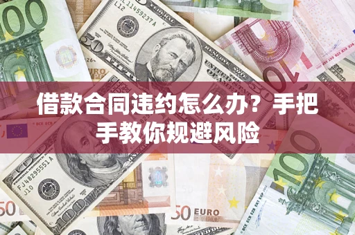 武汉借款合同违约怎么办？手把手教你规避风险