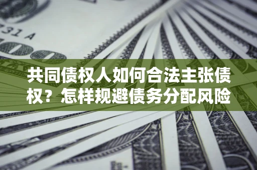 武汉共同债权人如何合法主张债权？怎样规避债务分配风险？