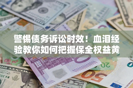 武汉警惕债务诉讼时效！血泪经验教你如何把握保全权益黄金期