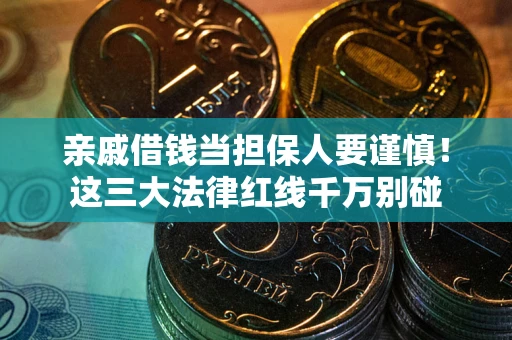 武汉亲戚借钱当担保人要谨慎！这三大法律红线千万别碰