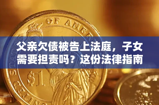 武汉父亲欠债被告上法庭，子女需要担责吗？这份法律指南必须看完