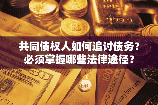 武汉共同债权人如何追讨债务？必须掌握哪些法律途径？
