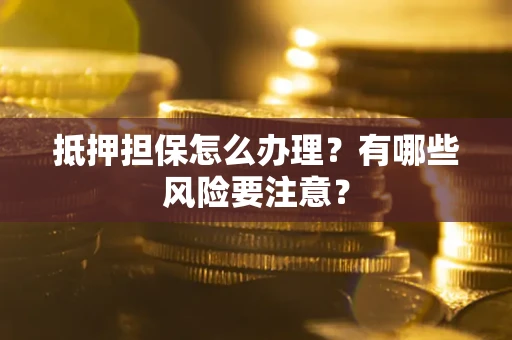 武汉抵押担保怎么办理？有哪些风险要注意？