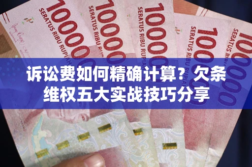 武汉诉讼费如何精确计算？欠条维权五大实战技巧分享