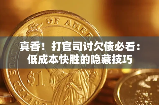 武汉真香！打官司讨欠债必看：低成本快胜的隐藏技巧