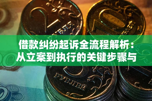 武汉借款纠纷起诉全流程解析：从立案到执行的关键步骤与防败诉指南