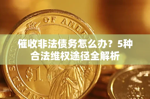 武汉催收非法债务怎么办？5种合法维权途径全解析