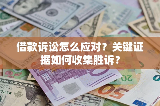 武汉借款诉讼怎么应对？关键证据如何收集胜诉？