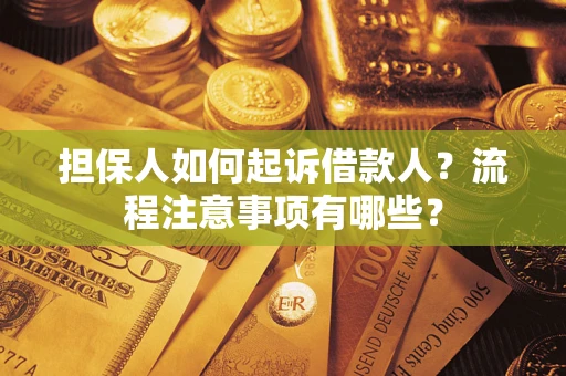 武汉担保人如何起诉借款人？流程注意事项有哪些？