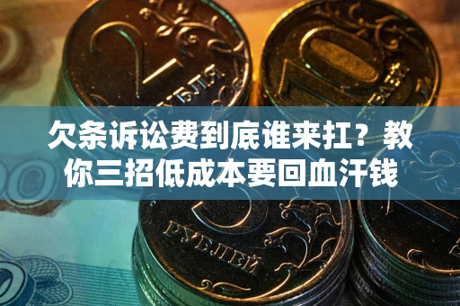 武汉欠条诉讼费到底谁来扛？教你三招低成本要回血汗钱